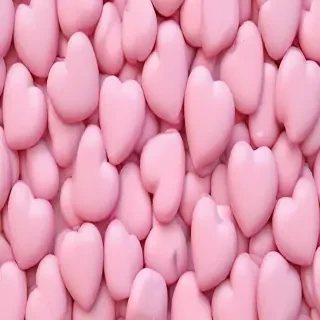 pink hearts aesthetic