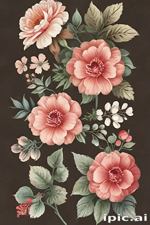 vintage flower png