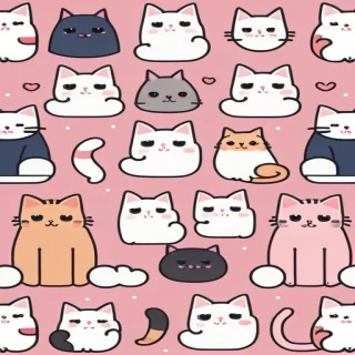 kawaii cats wallpaper
