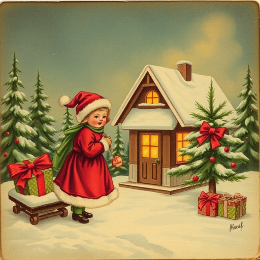 antique christmas images