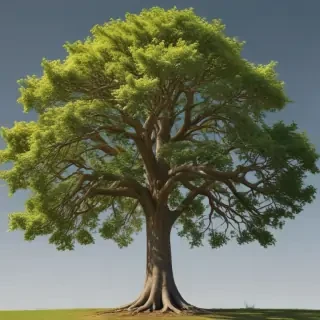 trees no background
