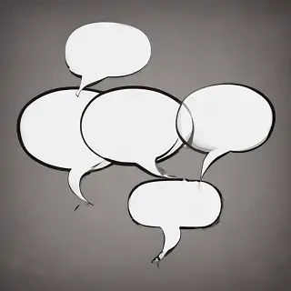 speech bubble clip art
