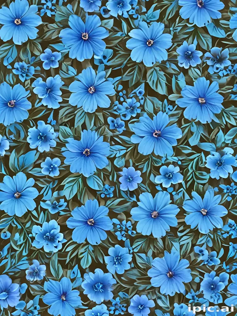 background blue flower