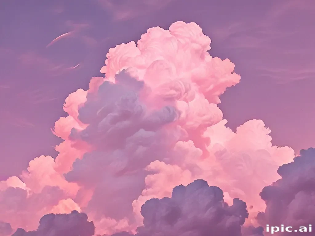 pink cloud aesthetic