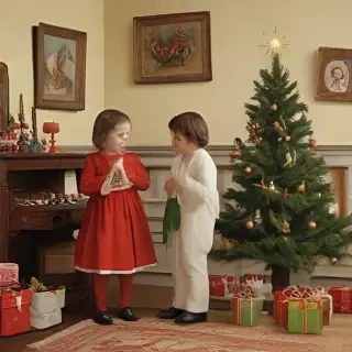 antique christmas images