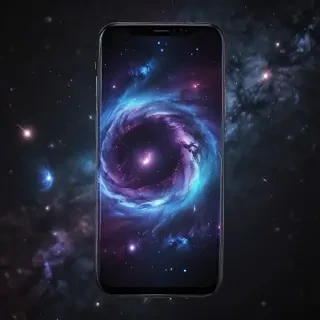 space background phone