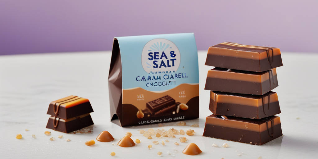 sea salt and caramel chocolate
