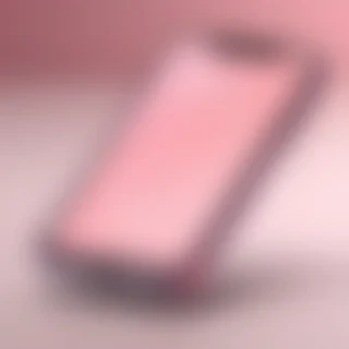 light pink phone background
