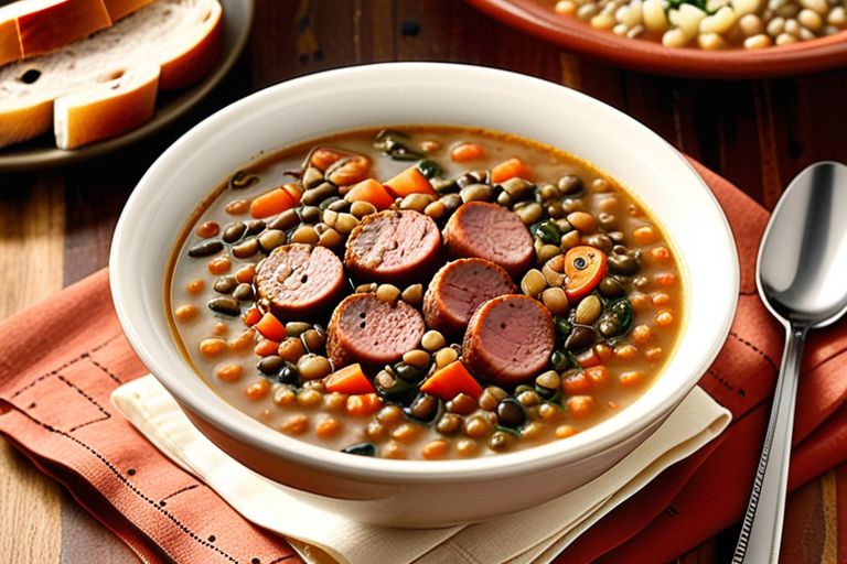 carrabba's lentil soup with sausage recipe
