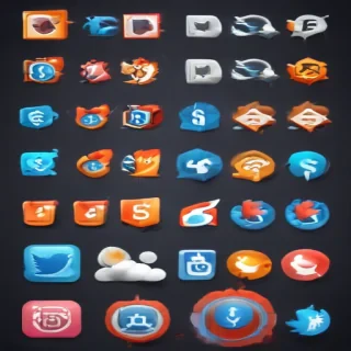 social media icons