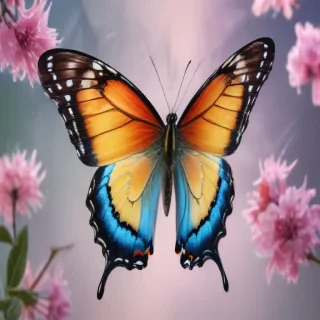 butterflies transparent