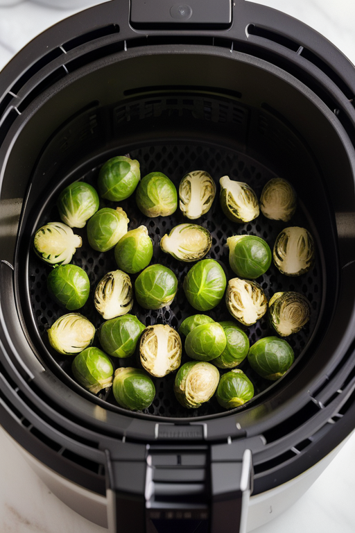 frozen brussel sprouts in air fryer