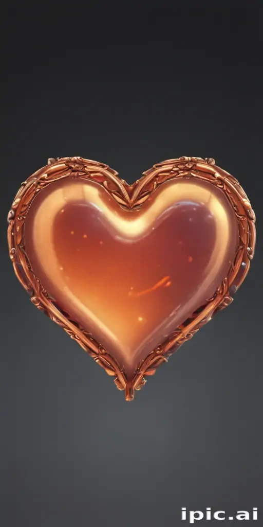 glow heart png