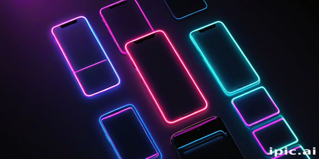 neon phone backgrounds