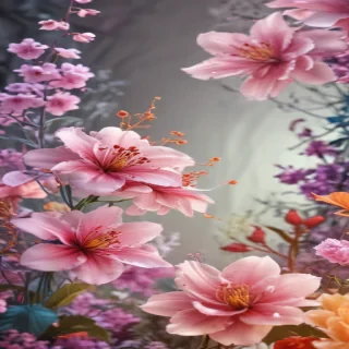 light floral background