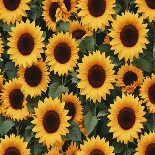 aesthetic sunflower background