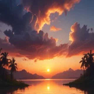 cute sunset backgrounds