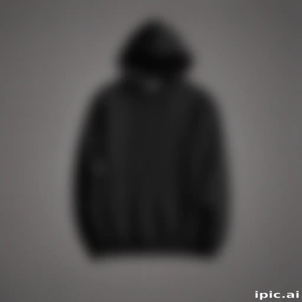 black hoodie mockup png