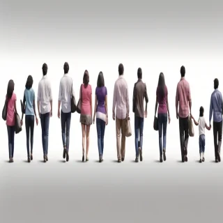 people walking png