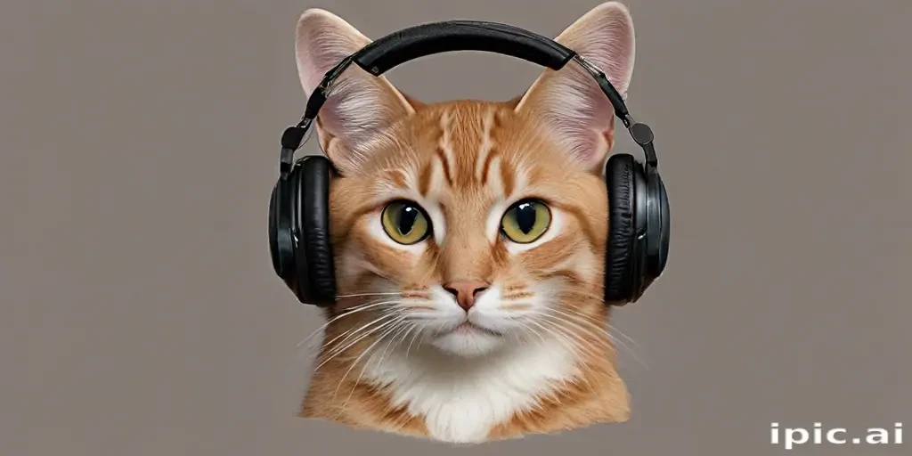 cat headphones png