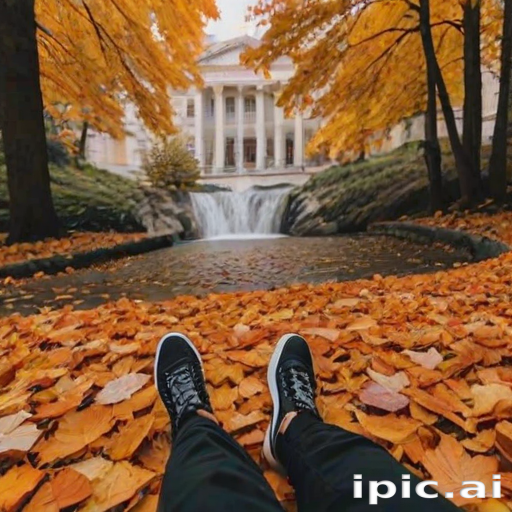 fall leaves aesthetic