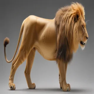 transparent lion