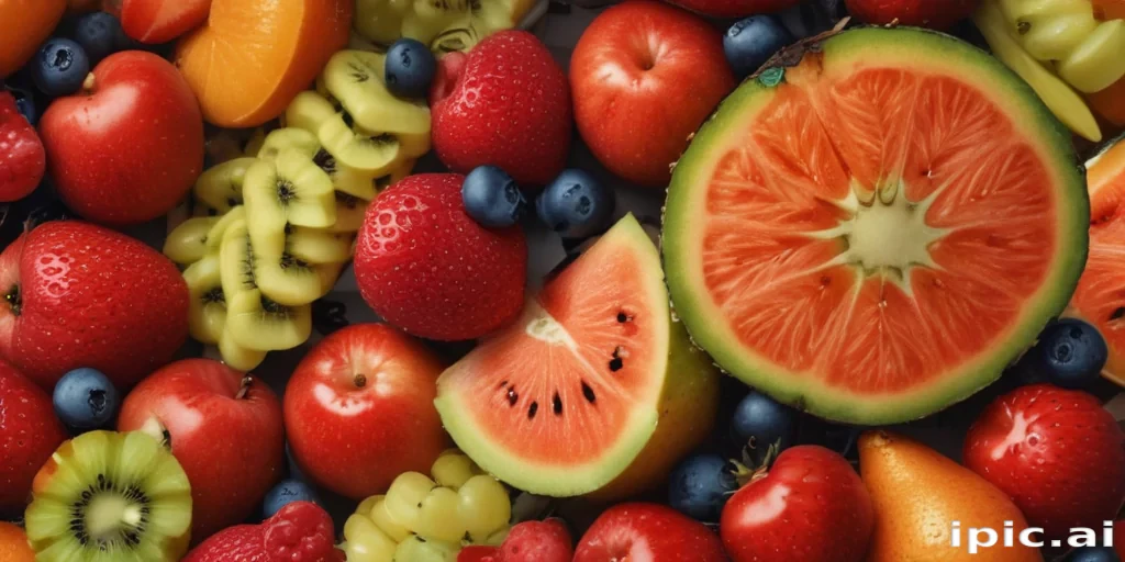 aesthetic fruit background