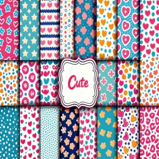 cute patterned backgrounds