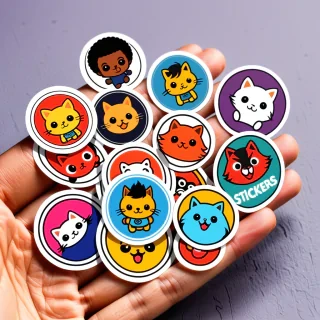 stickers with transparent background