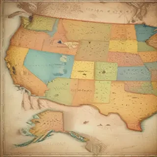 united states of america map