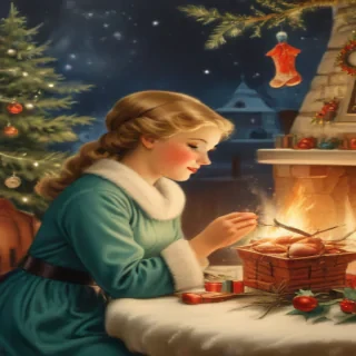free printable vintage christmas images