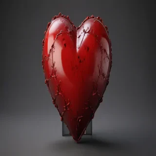 red heart