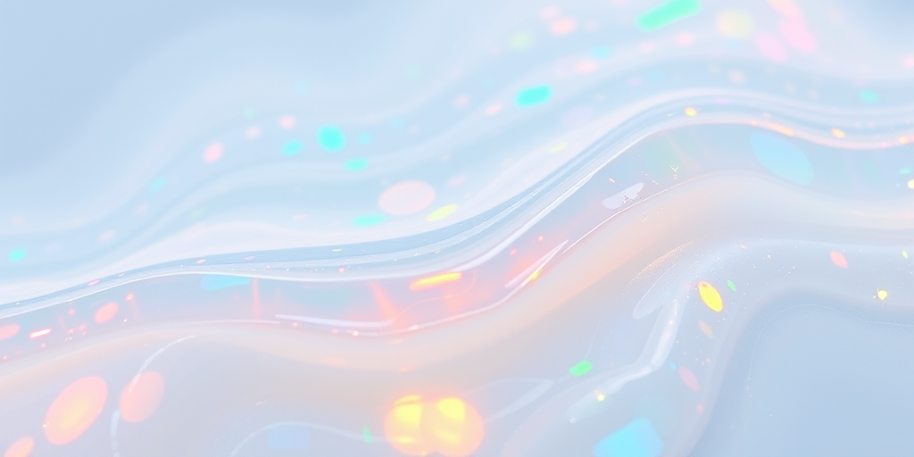 Prismatic opal sheen radiates across a pearlescent base, styled in smooth waves that shift colors with every movement, like a living gemstone