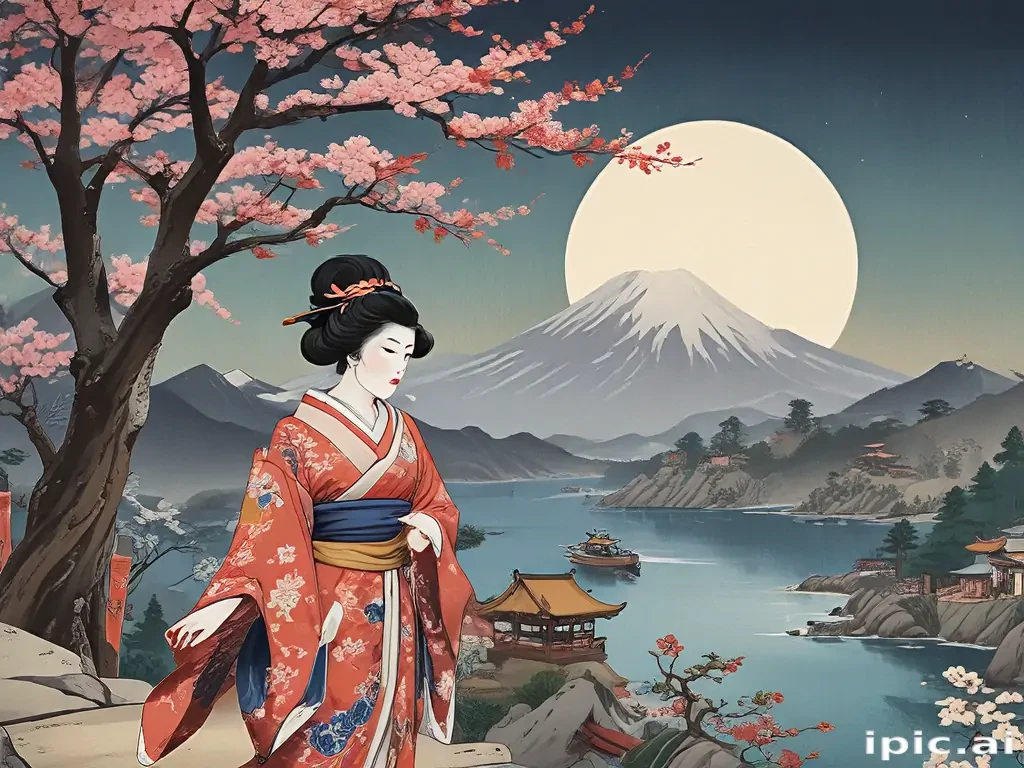 ukiyo e wallpaper