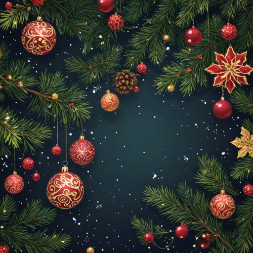 pretty christmas background