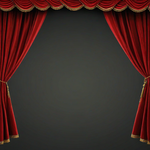 red curtain png