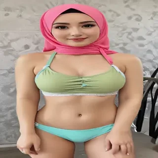 hijab ai bikini