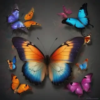 butterflies png