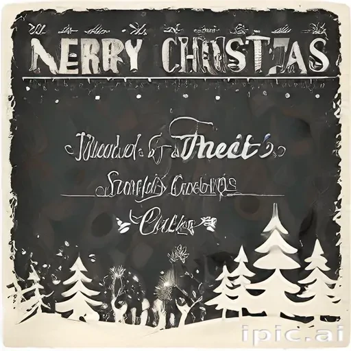 merry christmas vintage