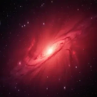 galaxy red wallpaper