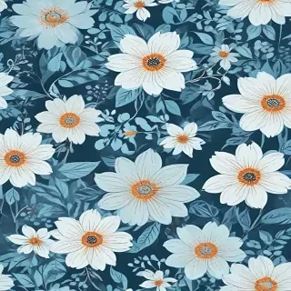 flower background blue