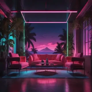 aesthetic neon wallpapers