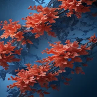 blue wallpaper phone