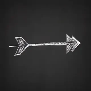 drawn arrow