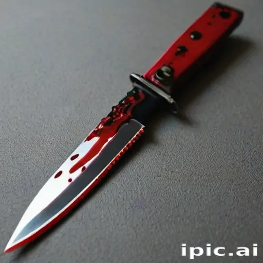 bloody knife aesthetic