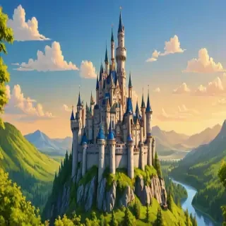 cartoon castle