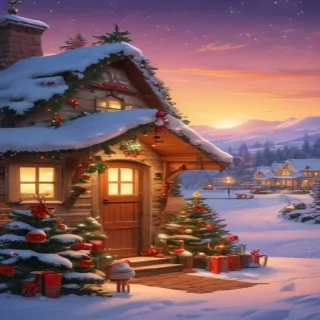 cartoon christmas backgrounds