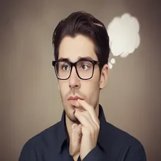thinking person