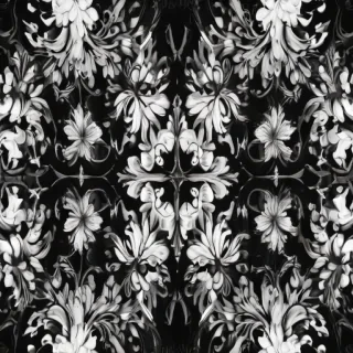 black with white pattern