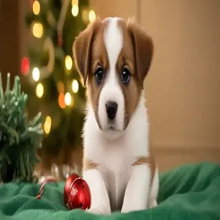 christmas puppy desktop backgrounds